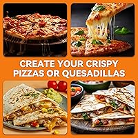 Vista 3 de Baker’s Friend Countertop Pizza Maker Electric, 12 Inch Pizza Maker Machine for Home, Quesadilla Maker, Non-stick Cooking Plates, Horno Para Pizza