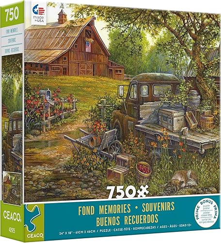 Ceaco - Simple Life - Fond Memories - Rompecabezas de 750 piezas