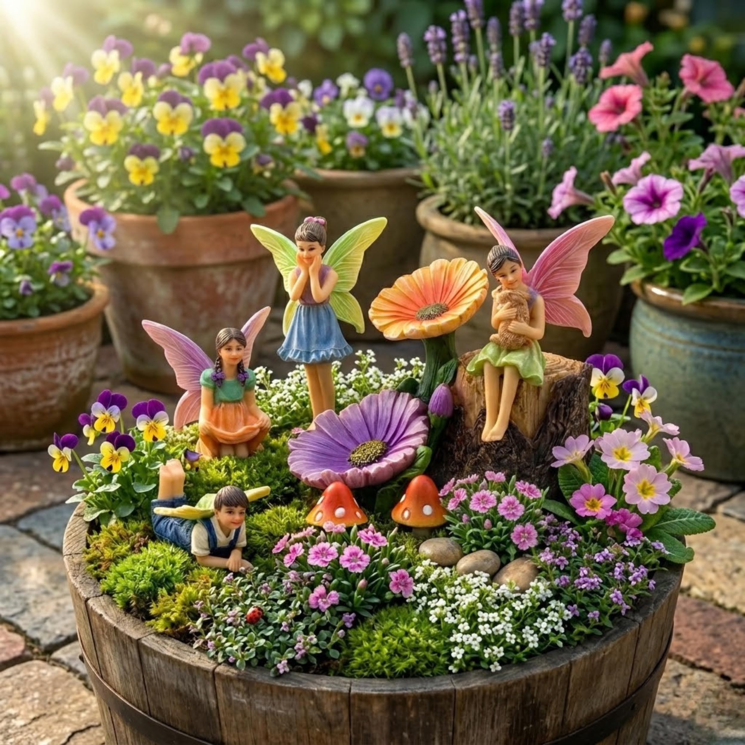 PRETMANNS Fairies for Fairy Garden - Fairy Garden Kit - Fairy