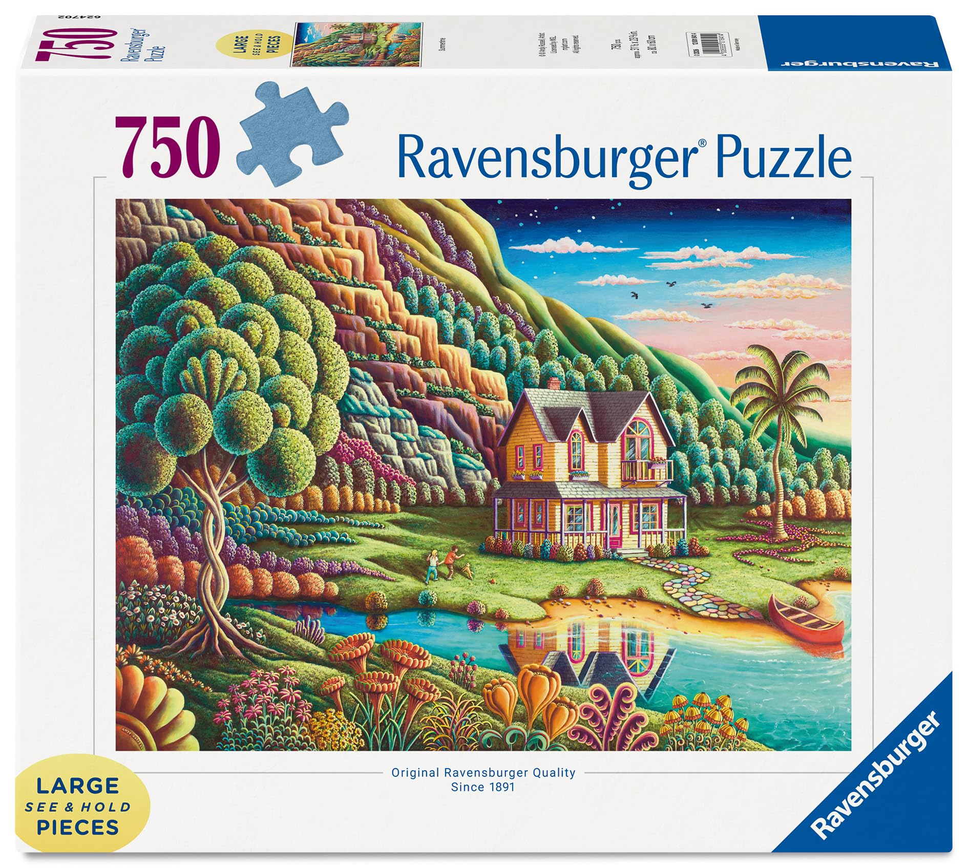 Amazon.com: Ravensburger Summertime Large Format 750 Piece Puzzle