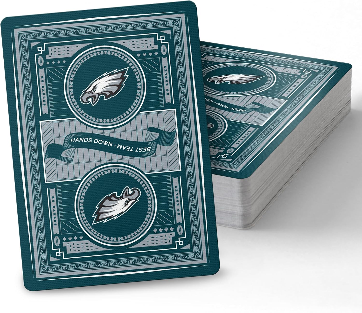 YouTheFan NFL Officially-Licensed Playing Cards - Original Artwork on All face Cards and Jokers - Team’s Official Colors - Quality Linen Texture - Designed in The USA