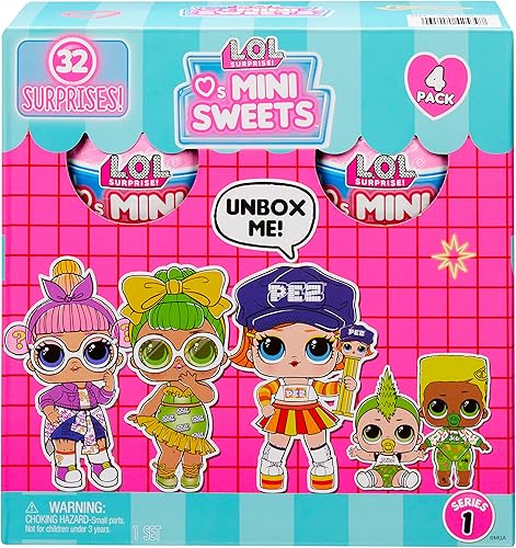 Miniatura 1 de L.O.L. Surprise! Loves Mini Sweets - Muñecas coleccionables #3 Jolly Rancher, Pez, Mike & Ikes, Dum Dums con 32 sorpresas, tema de caramelo,