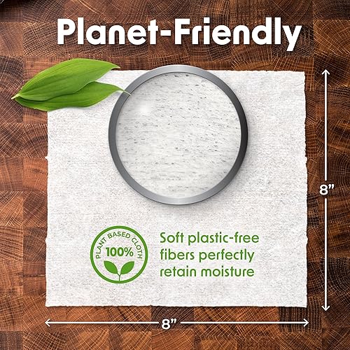 Miniatura 4 de Wipex Table Bussers - Toallitas de limpieza naturales - Vinagre de limpieza de múltiples superficies infundido en toallitas desinfectantes a base de