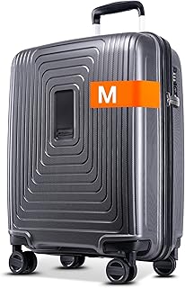 Premium Handgepäck Koffer 55x40x25cm - passend für Ryanair, Lufthansa, Eurowings und co. I 40L Handgepäck Koffer mit sanften Rollen und praktischem TSA Schloss, Reisekoffer