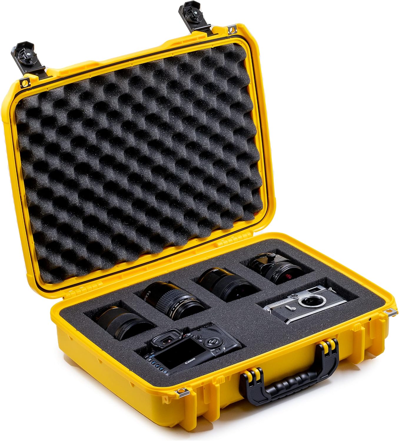 Seahorse 710 Heavy Duty Protective Dry Box Case with Accuform Foam - TSA Approved/Mil Spec / IP67 Waterproof/USA Made for Cameras, Firearms, Camping, Laptops, Consoles, VR