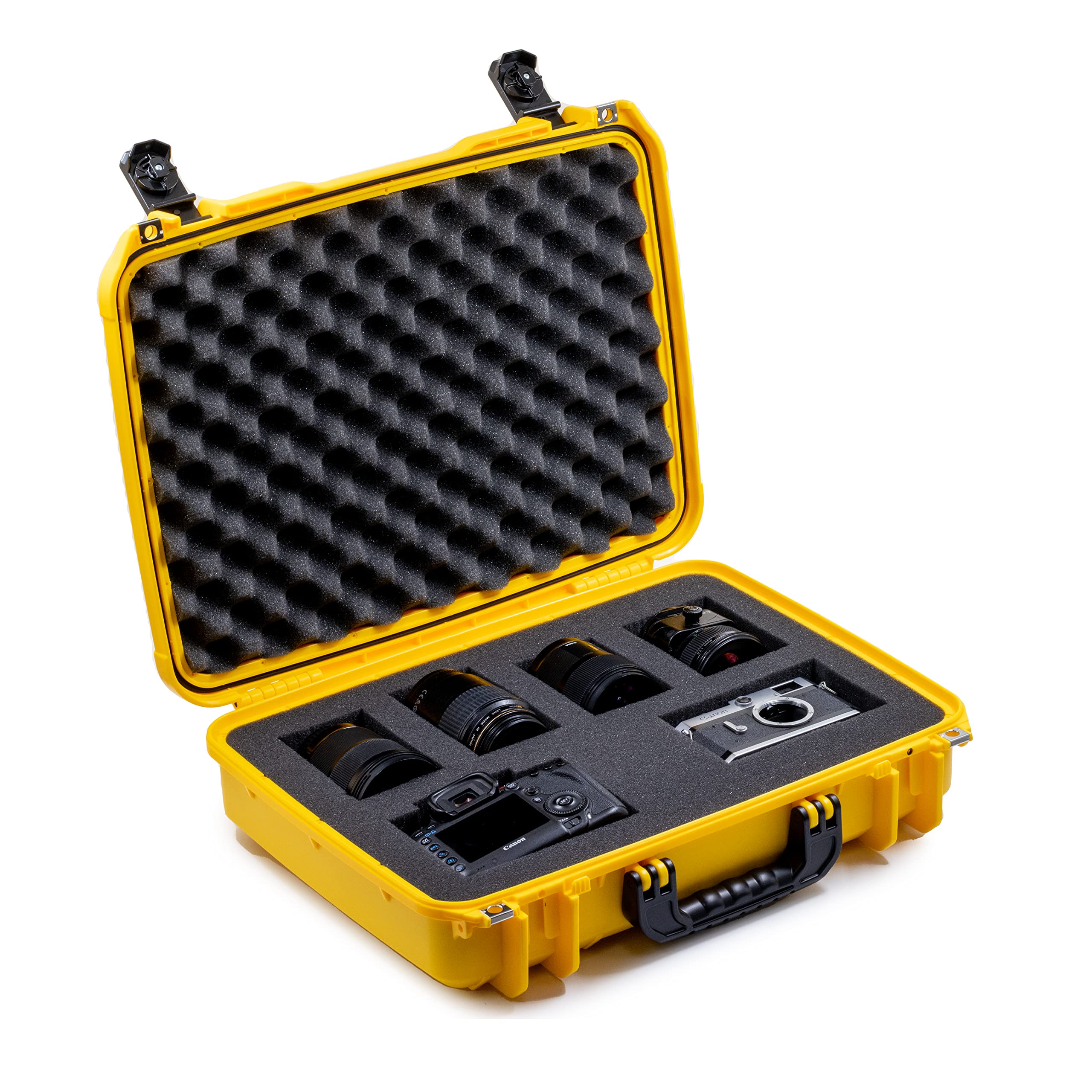 Seahorse 710 Heavy Duty Protective Dry Box Case with Accuform Foam - TSA Approved/Mil Spec / IP67 Waterproof/USA Made for Cameras, Firearms, Camping, Laptops, Consoles, VR