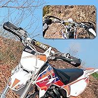 Vista 6 de RUTU - Kit universal de 7/8" CNC para manillar y protectores de motocicleta con empuñaduras, almohadilla para el pecho, abrazadera