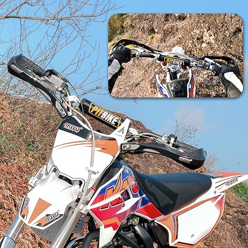 Miniatura 6 de RUTU - Kit universal de 78" CNC para manillar y protectores de motocicleta con empuñaduras, almohadilla para el pecho, abrazadera para el