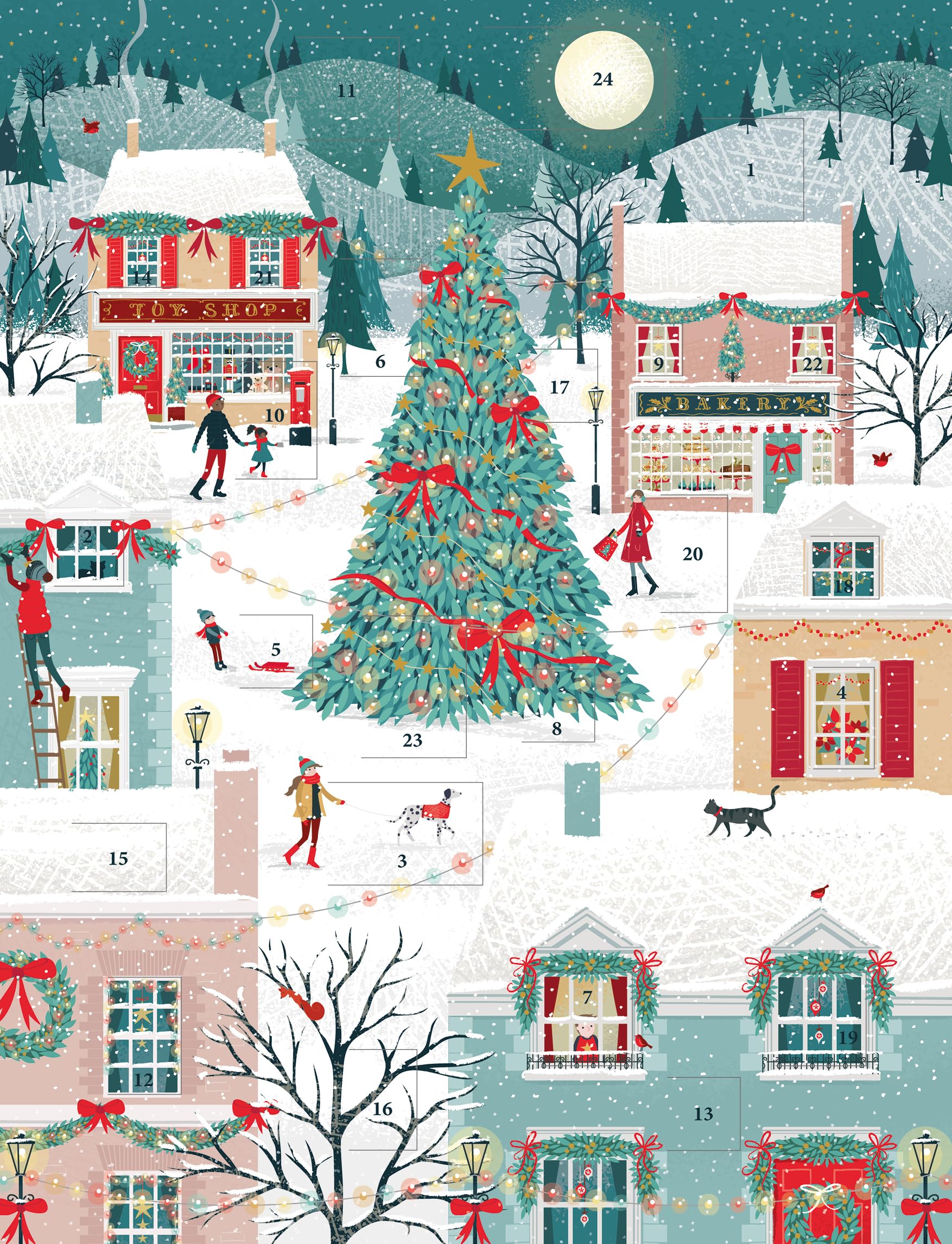 The Art File - Village Advent Calendar - ADVENT21