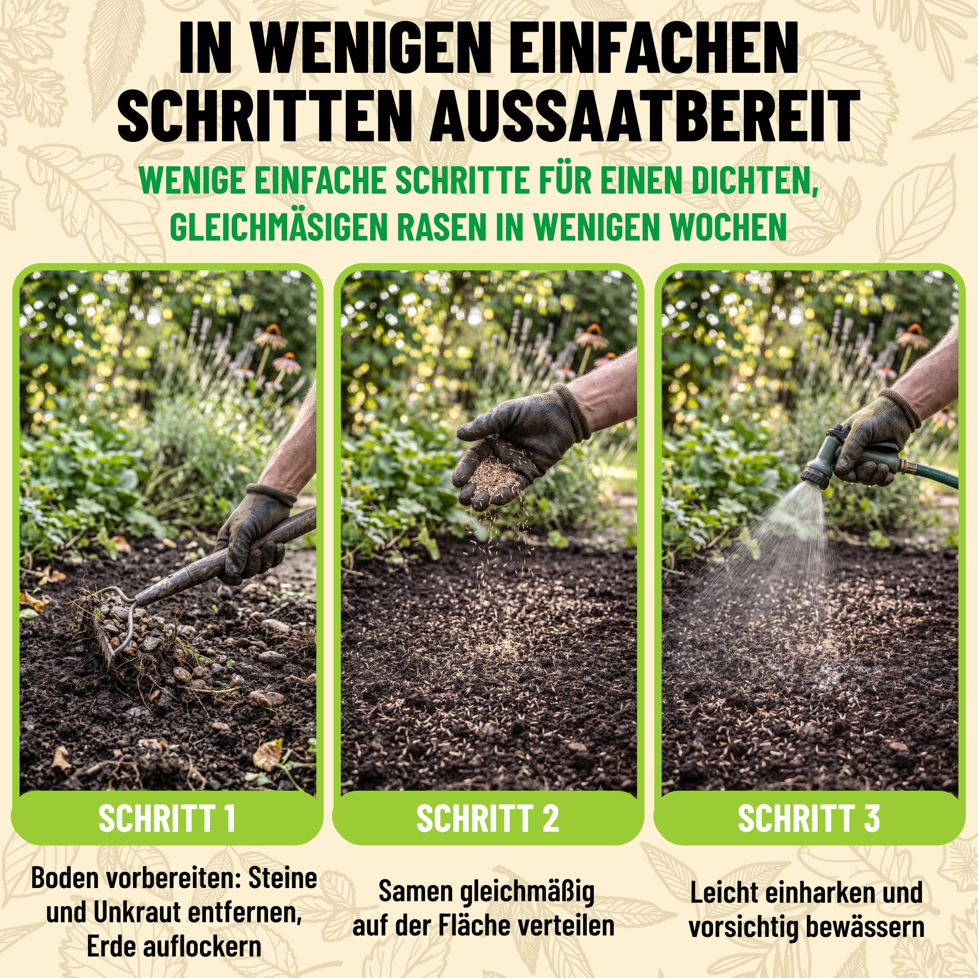 BIOEXXE Rasensamen Schnellkeimend 160 m² - Grassamen Trockenresistent mit Festuca Arundinacea und Deutschem Weidelgras - Rasensaat für Schattenrasen und Rasenreparatur - Made in Italy