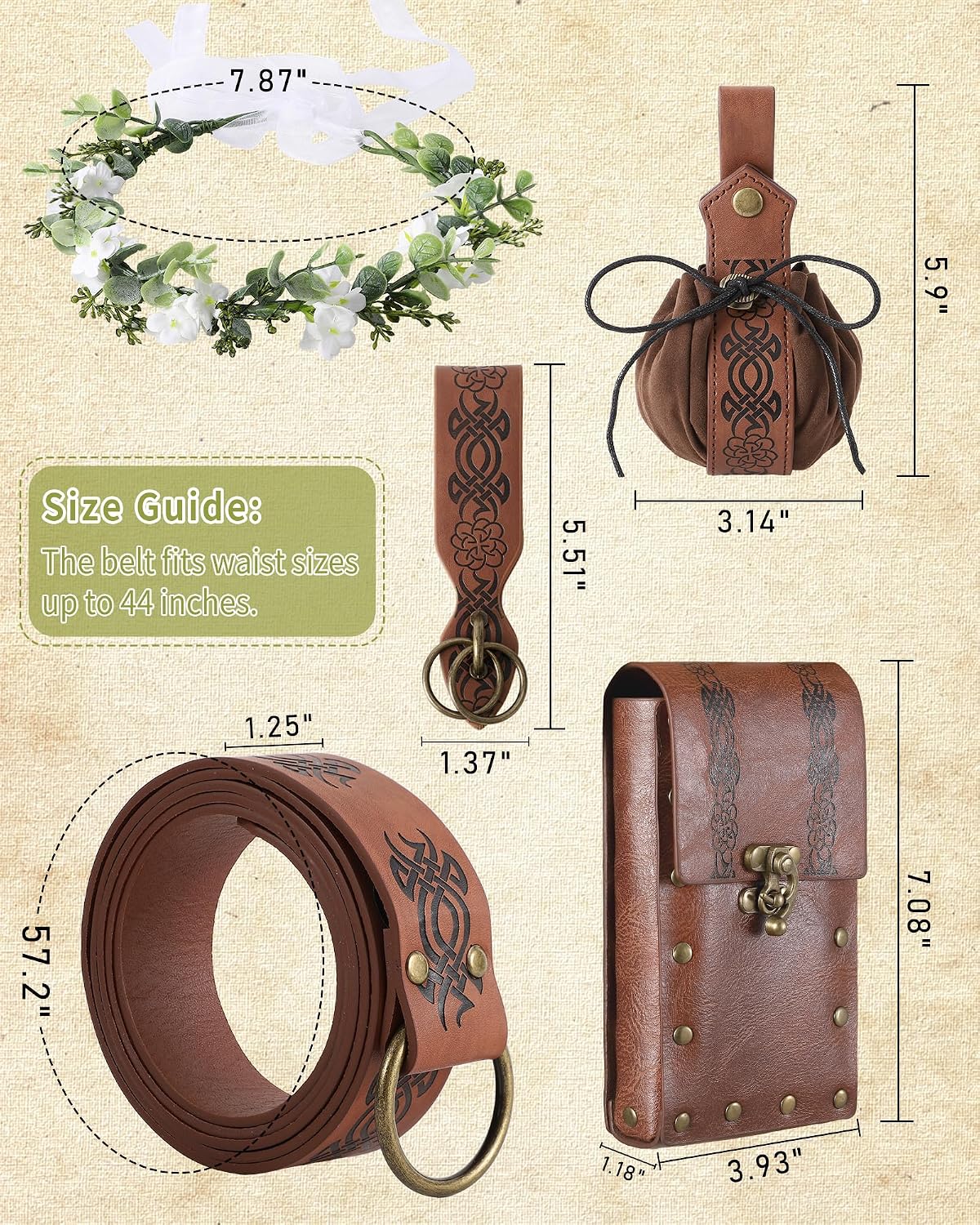 Renaissance Accessories, Ren Faire Accessories for Women image 5