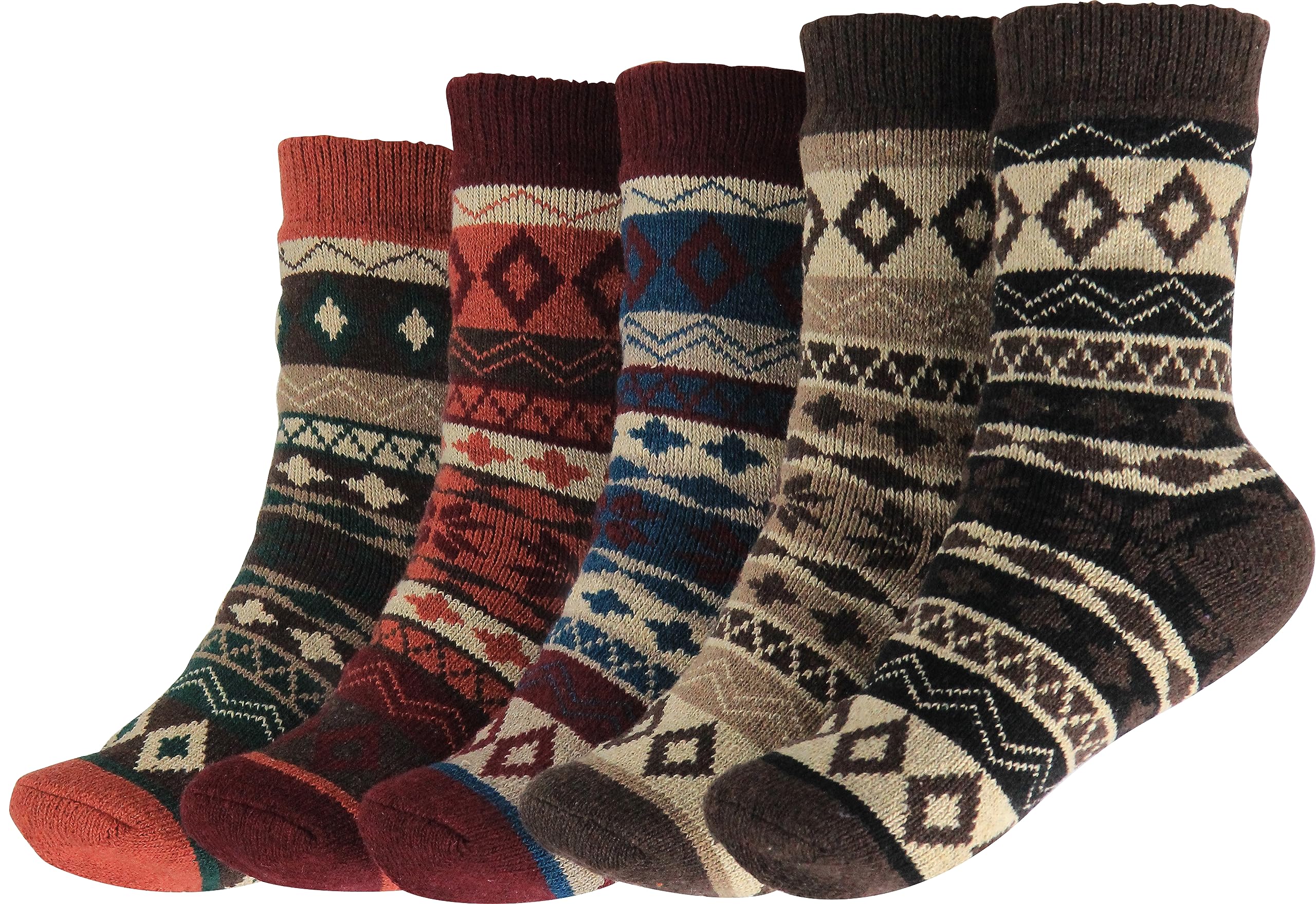 BenSorts Women's Winter Boots Socks Thick Warm Cozy Crew Socks Solid Color Gifts