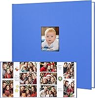 Vista 10 de Álbum de fotos de 4 x 6 pulgadas, 240 fotos con espacio de escritura, cubierta de cuero con ventana frontal, 240 fotos de 4 x 6 pulgadas, álbum