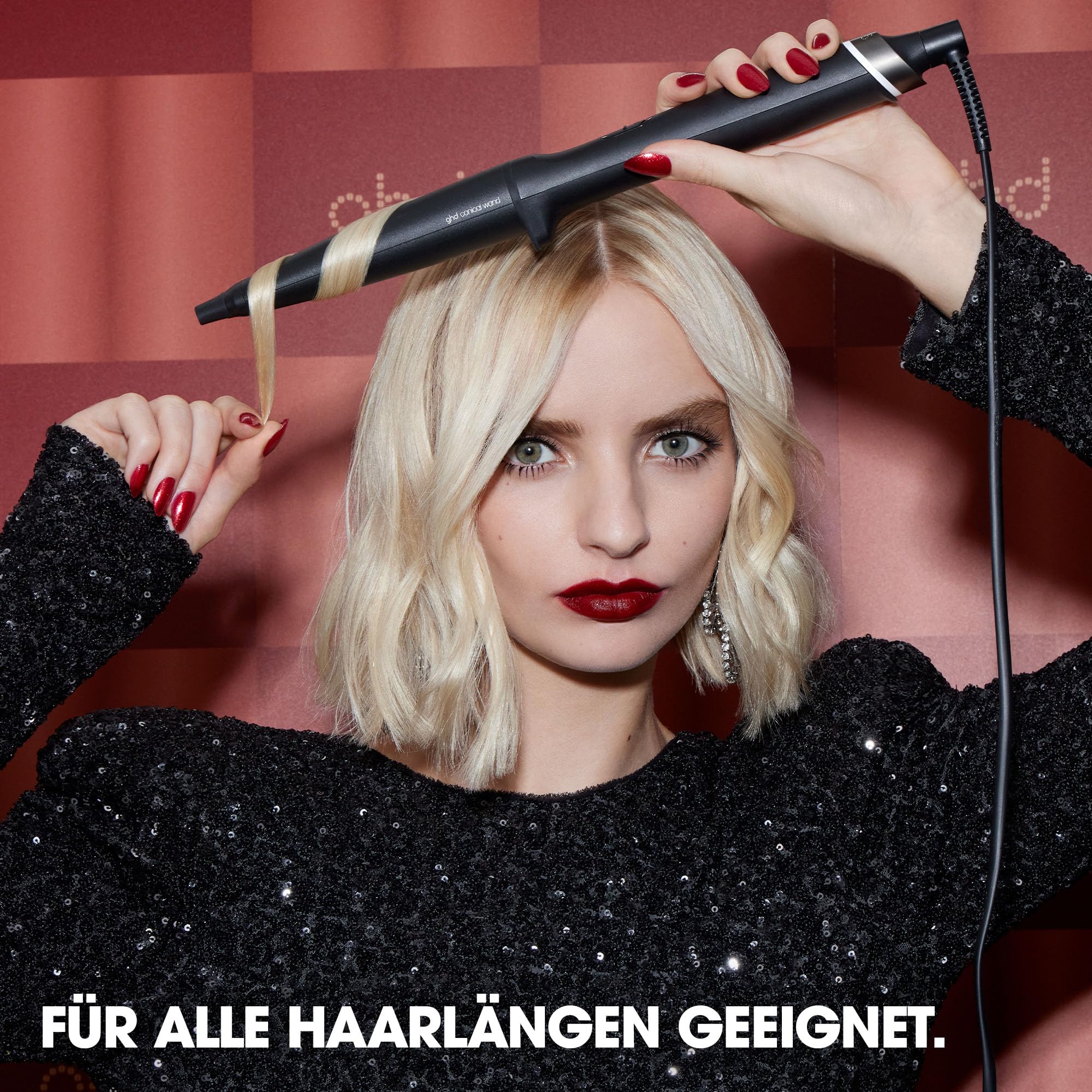 ghd chronos curve Lockenstab ohne Klemme: smarter Curler für Locken/Wellen
