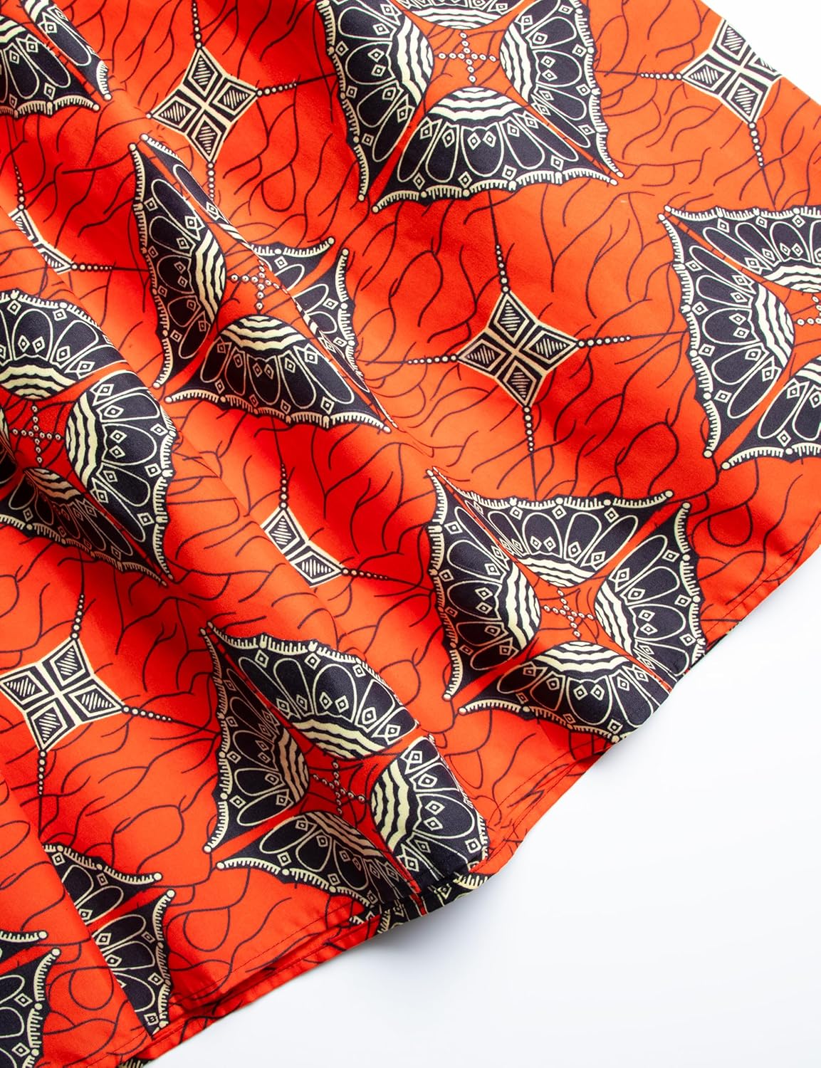 SHENBOLEN Women African Print Skirt Ankara Maxi Skirt Dashiki Skirt