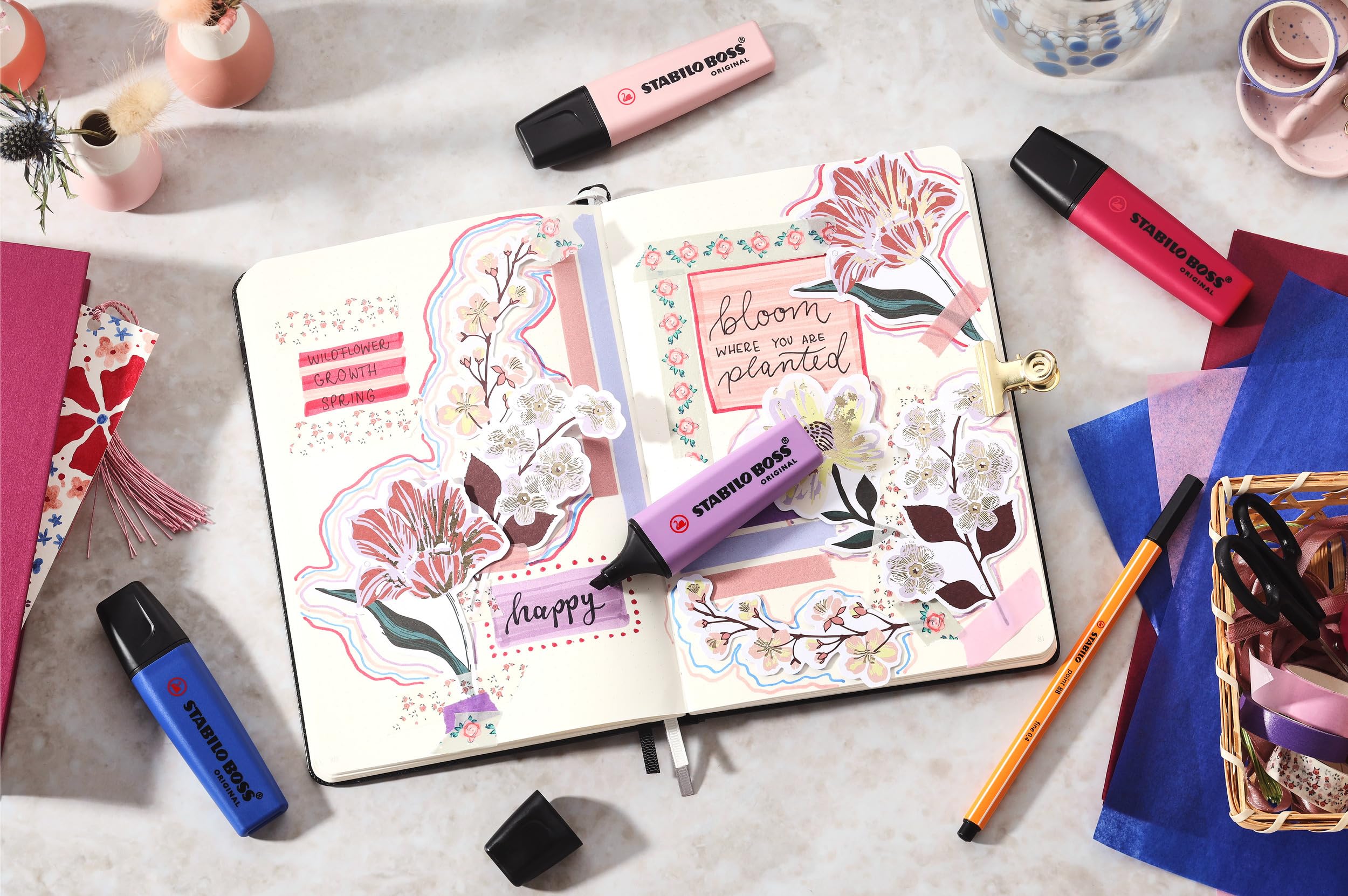STABILO - Tekstmarkeerstift - BOSS ORIGINAL - NatureCOLORS - Blister 3 Stuks - Met 3 Verschillende Kleuren - modder groen, sienna, amber STABILO - Tekstmarkeerstift - BOSS ORIGINAL - NatureCOLORS - Blister 3 Stuks - Met 3 Verschillende Kleuren - modder groen, sienna, amber