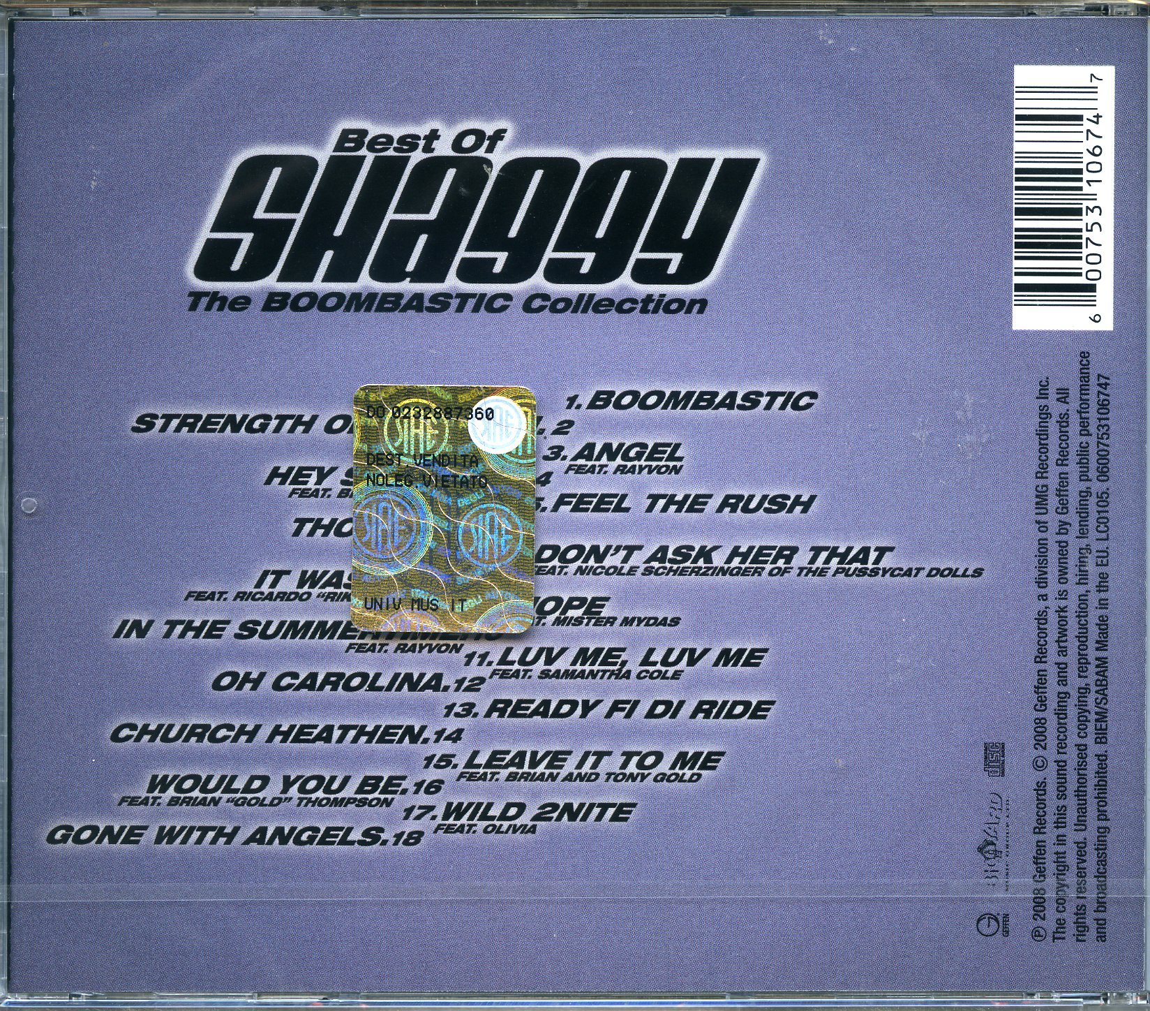 Boombastic Collection-Best Of Shaggy