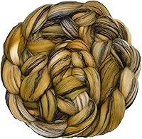 Vista 10 de Tencel Merino superfino teñido a mano para hilar y fieltro. 5 onzas, neblina púrpura