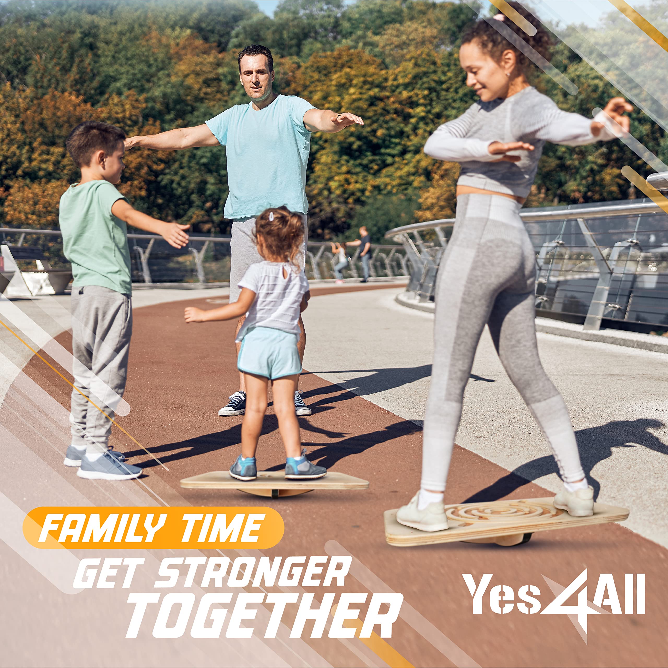 Snapklik.com : Yes4All 350LBS Professional Rocker Balance Board For ...