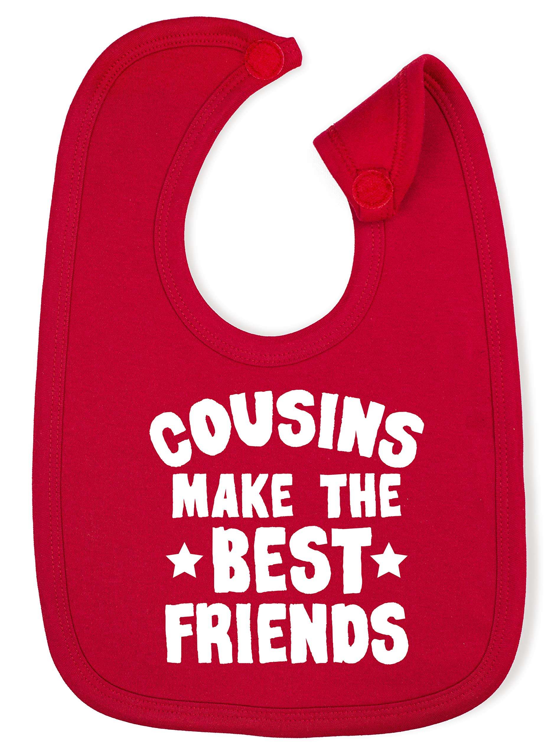 Hippowarehouse Cousins Make the Best Friends Cotton Baby Nursing bib Boys Girls 35cmx22cm