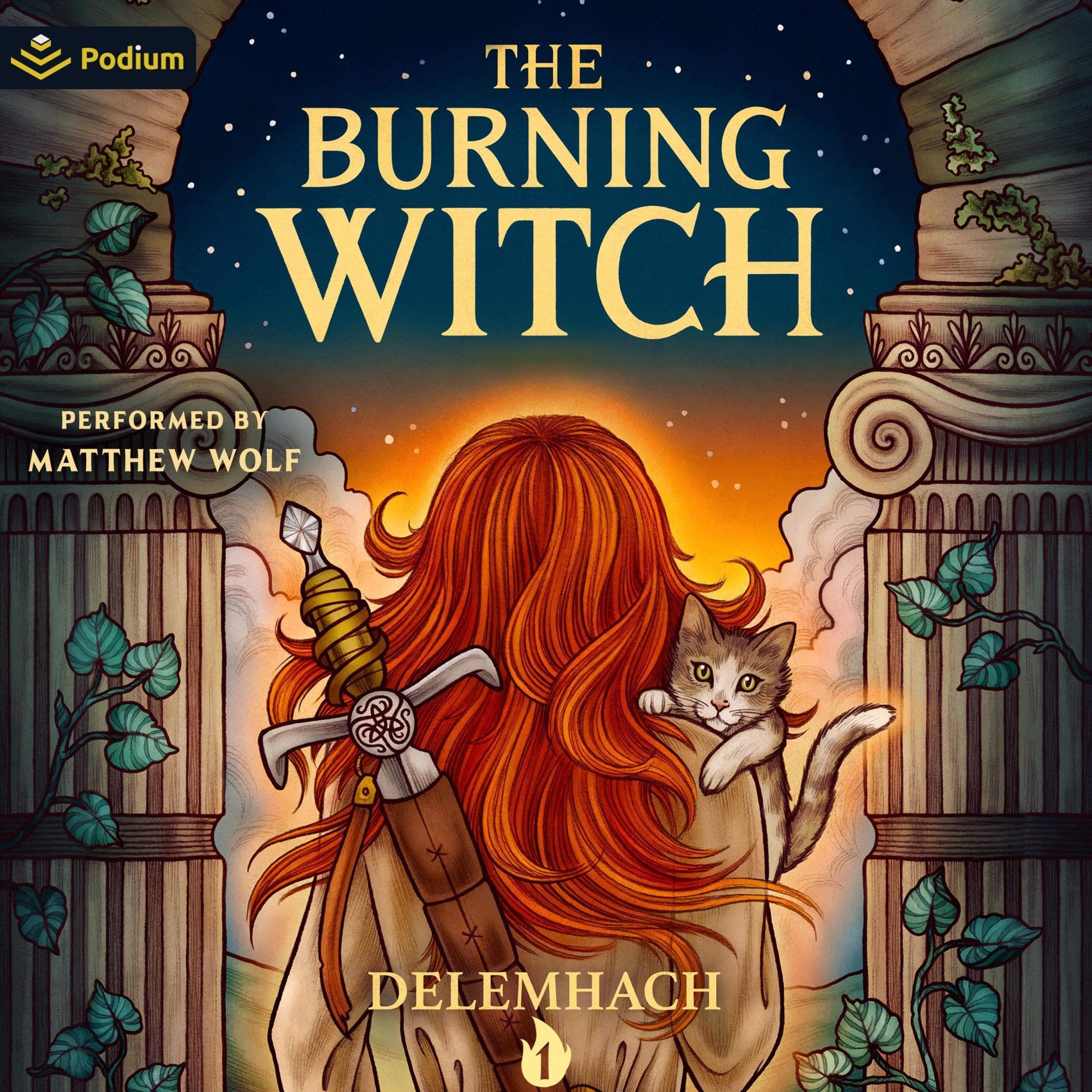 Cover art for The Burning Witch