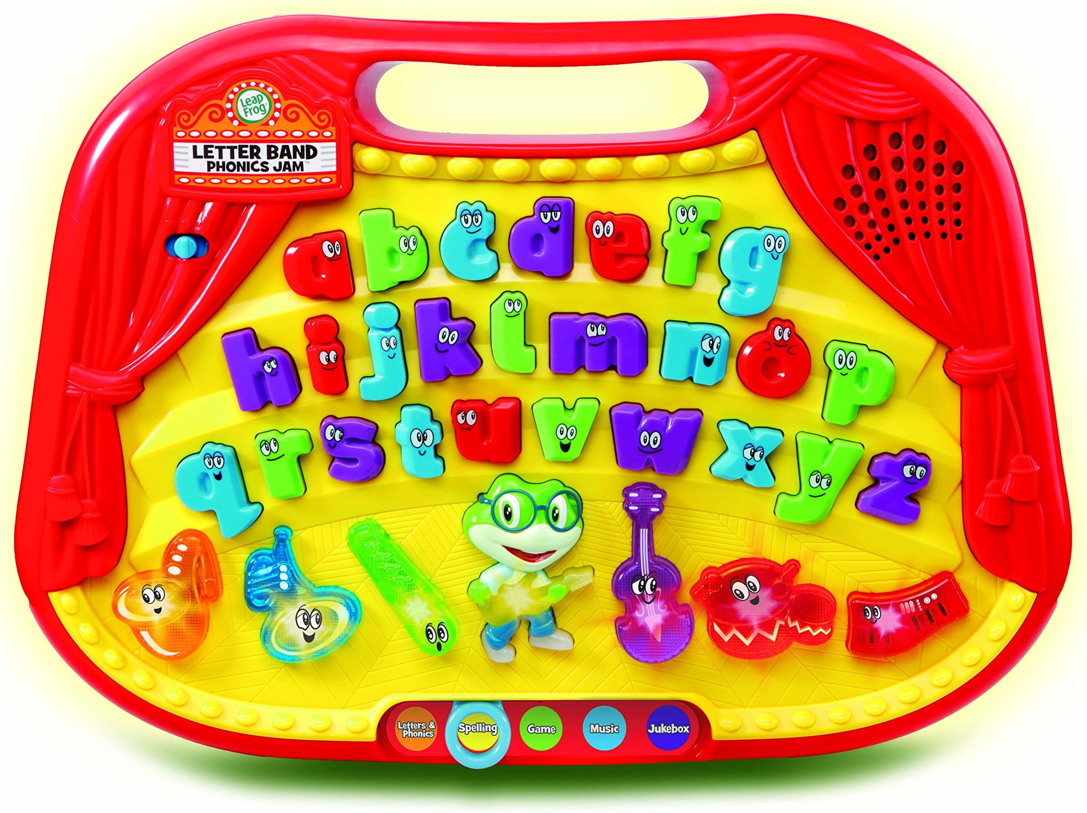 LeapFrog Letter Band Phonics Jam, Interactive Music and Letter Learning Toy, Teaches Alphabet Sounds, Rhythm, and Early Reading Skills, Fun Toy for Toddlers Aged 12 Months and Up
