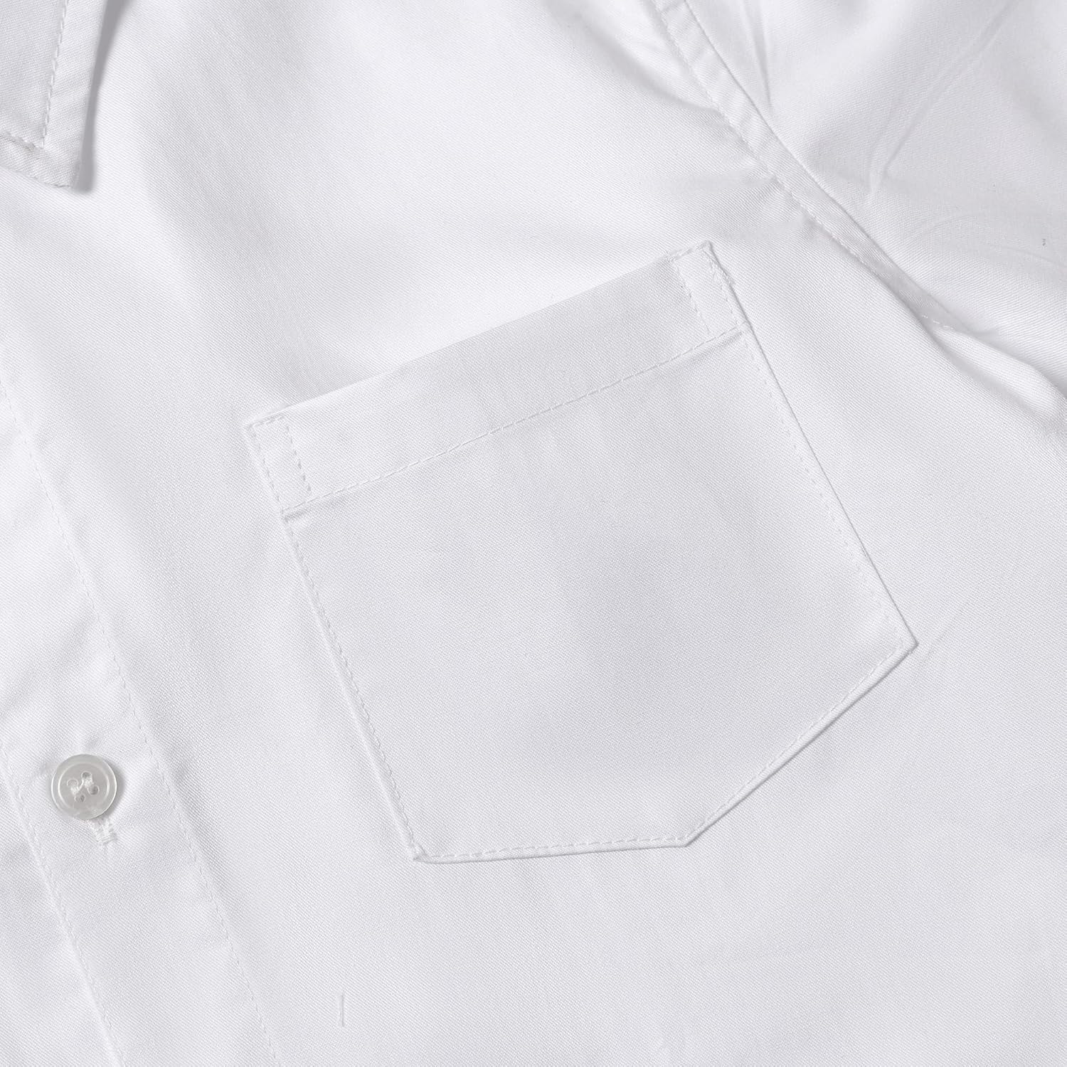 Boys' Long Sleeve Dress Shirts Pure Cotton Kids Button-Down Shirt School Uniform Shirts 7-16 Years - Image 5