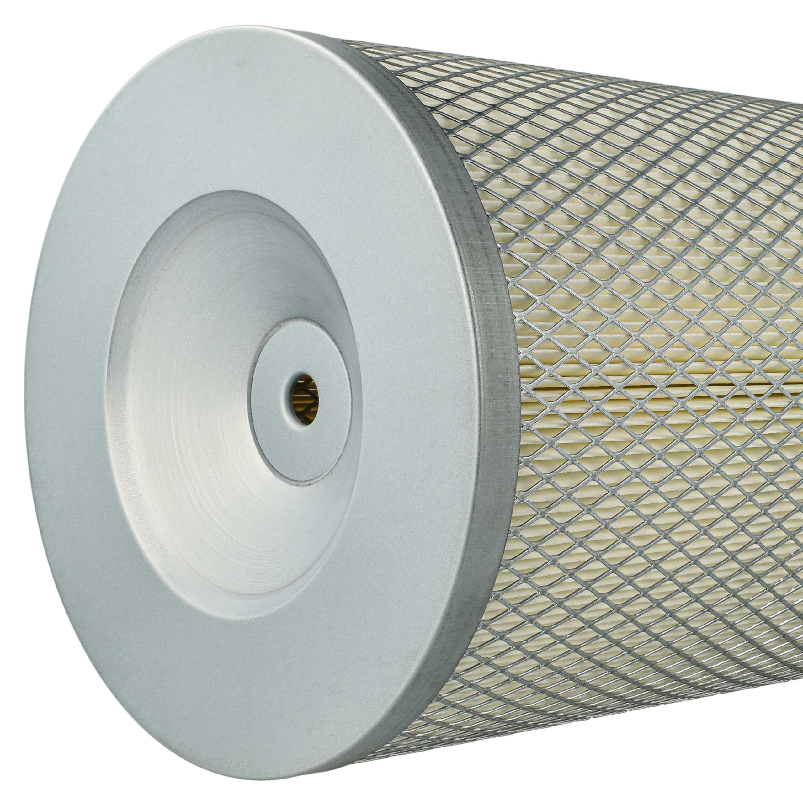 vhbw Filterpatrone Ersatz für ZA24594 für Sandstrahlkabine - Papier-Filter mit Maschengitterkorb