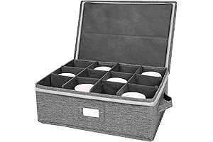 popoly Cup and Mug Storage Box | Stackable China Cup Organizer with...