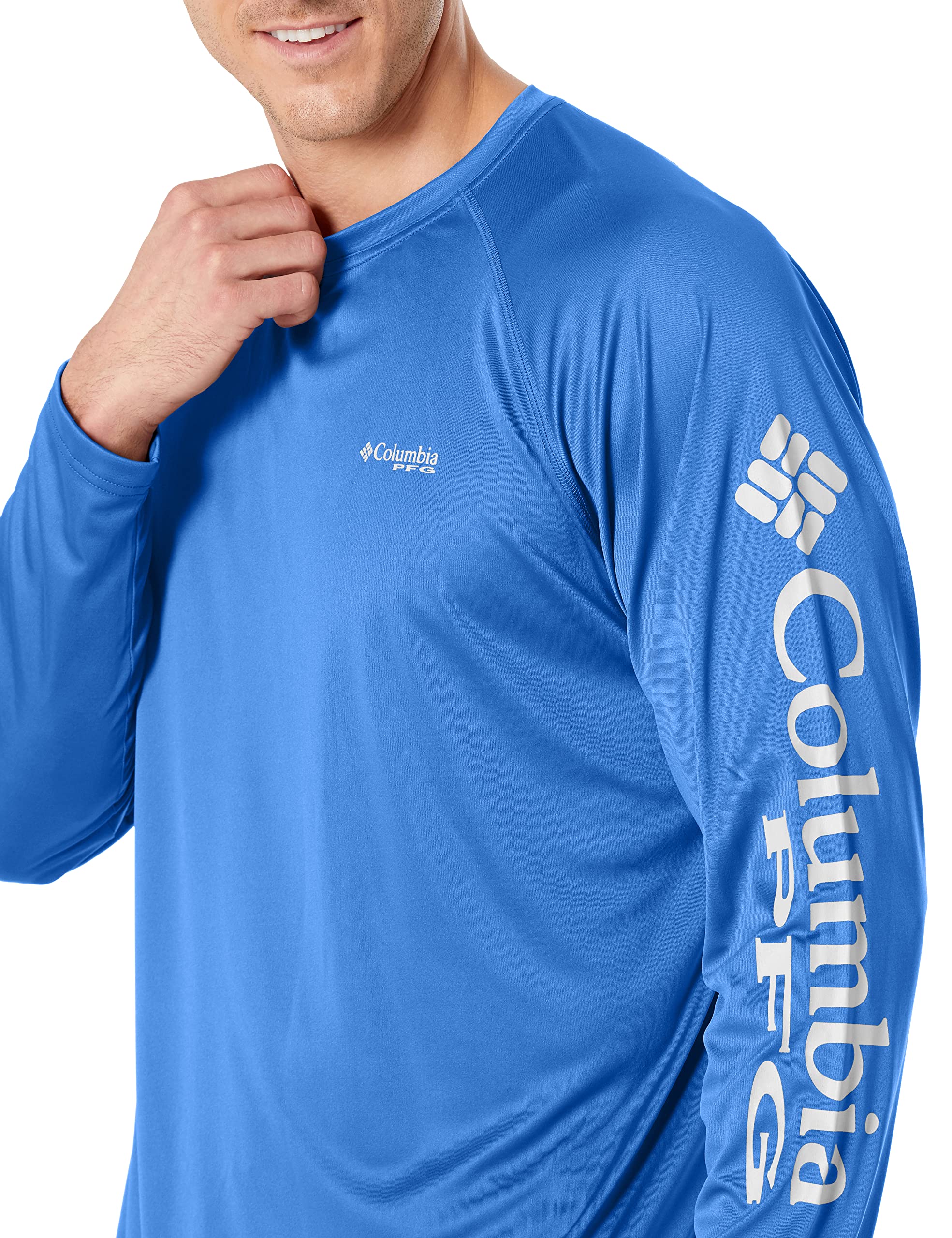 Columbia Męska koszulka z długim rękawem PFG Terminal Tackle™ - duże koszulki sportowe (1 opakowanie)