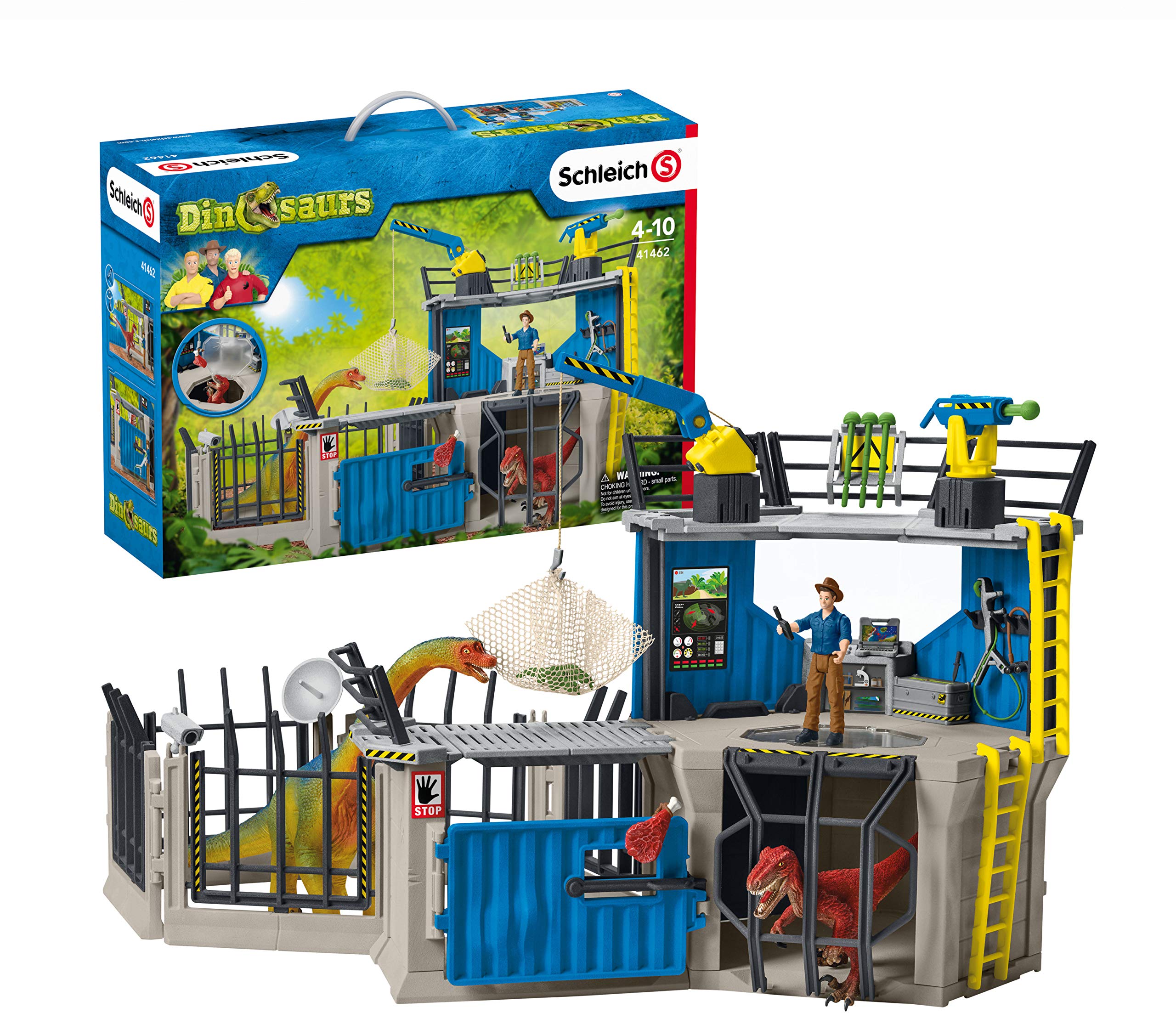 Schleich Toy Dinosaur Research Station 