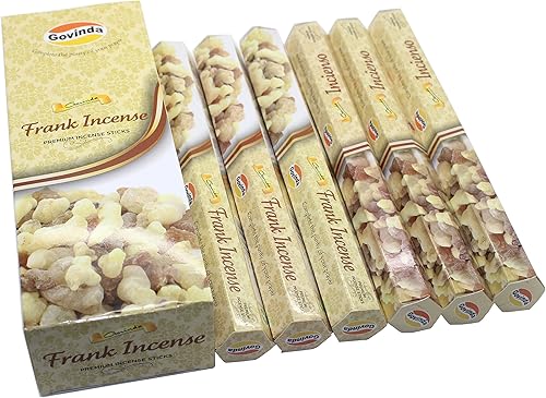 Govinda Incienso 120 varillas de incienso, incienso premium, revestimiento de masala (incienso)