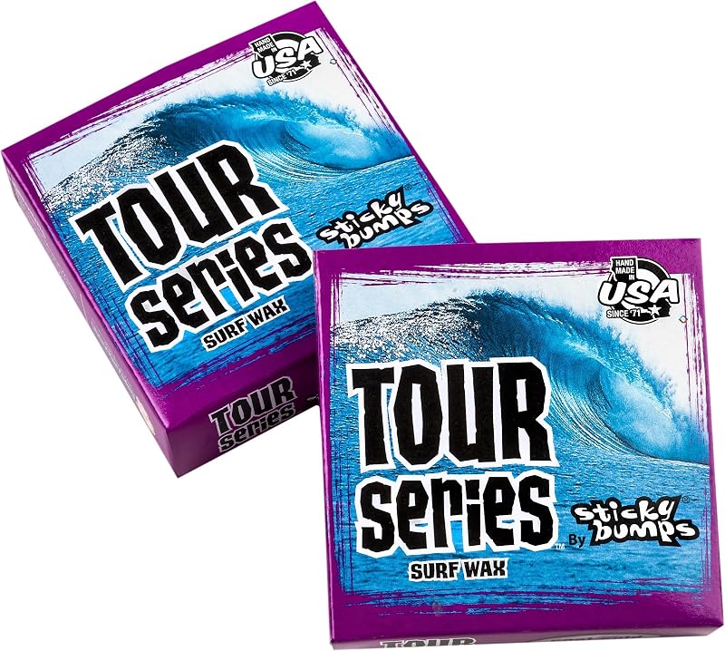 Sticky Bumps Tour Series Cool/Cold Surf Wax (Pack of 3), White