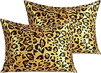 Vista 107 de NTBAY - Fundas de almohada de satén para cabello y piel, fundas de almohada sedosas de lujo con cierre de sobre.