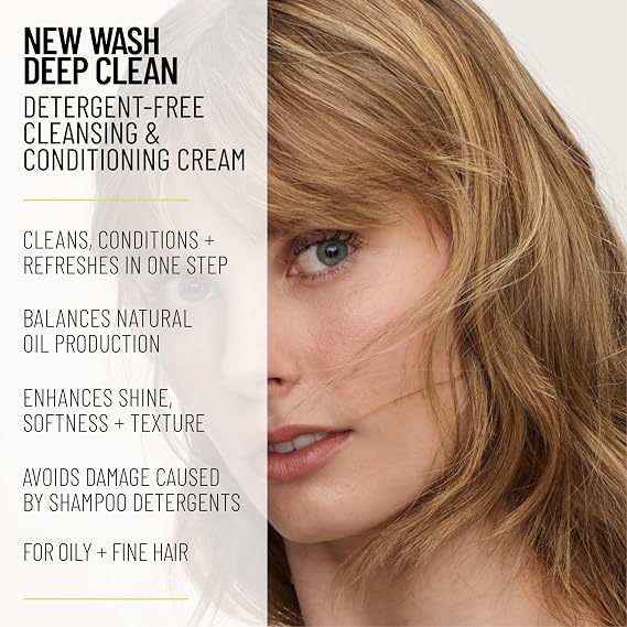 Hairstory New Wash Deep Clean for Oily Fine Hair 8 oz Refill
