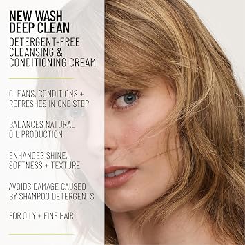 Hairstory New Wash Deep Clean for Oily Fine Hair 8 oz Refill