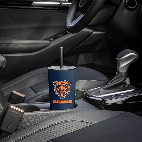 Miniatura 32 de FOCO NFL - Vaso de viaje de 22 onzas con aislamiento con logotipo de equipo de la NFL unisex