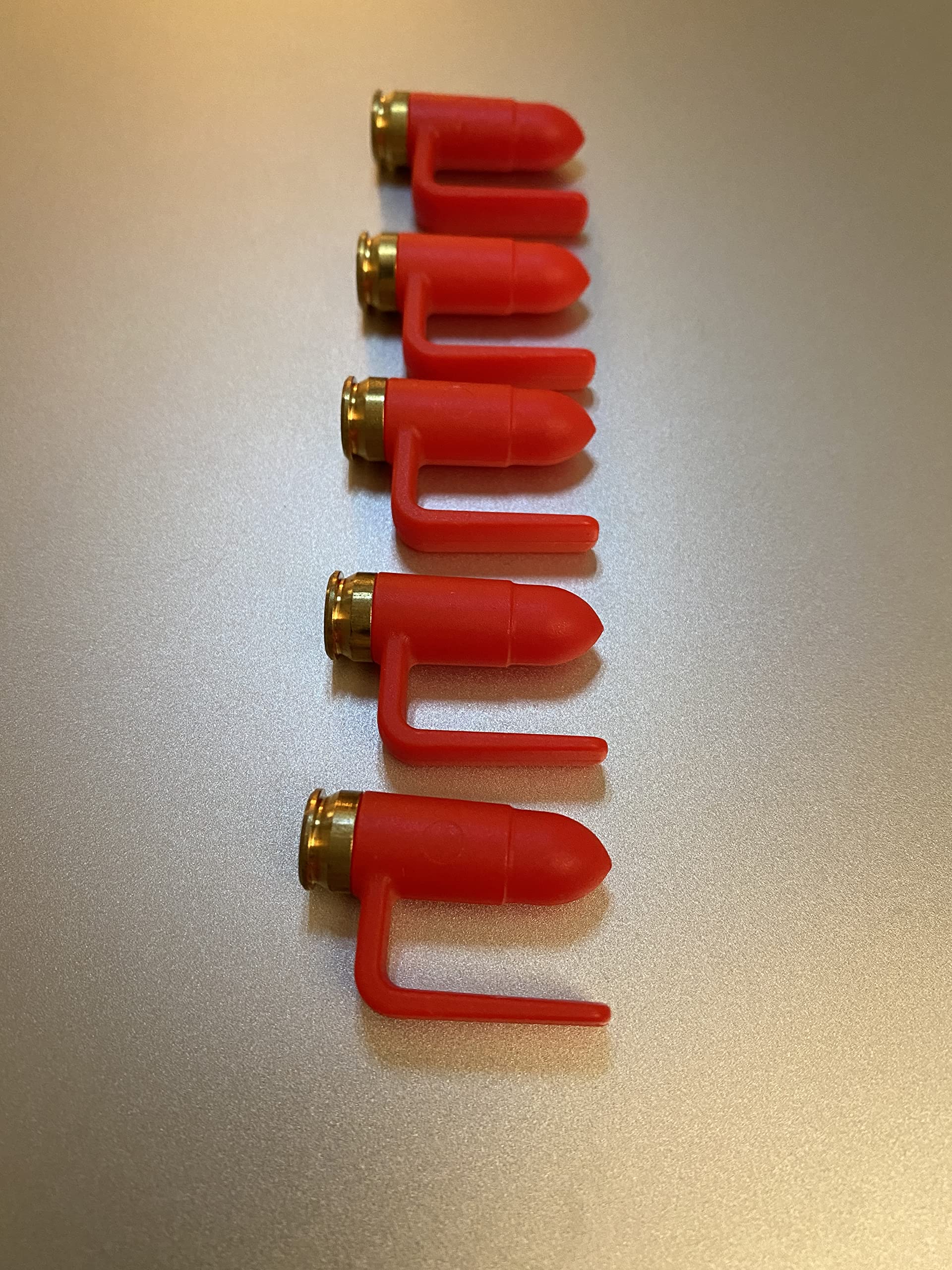 GARRET MACHINE Self Ejecting 9mm Pistol Chamber Safety Plug/Flag. Meets All Requirements for a Chamber Flag, but self ejects Upon Racking a Live Round into The Chamber from The Seated Magazine.