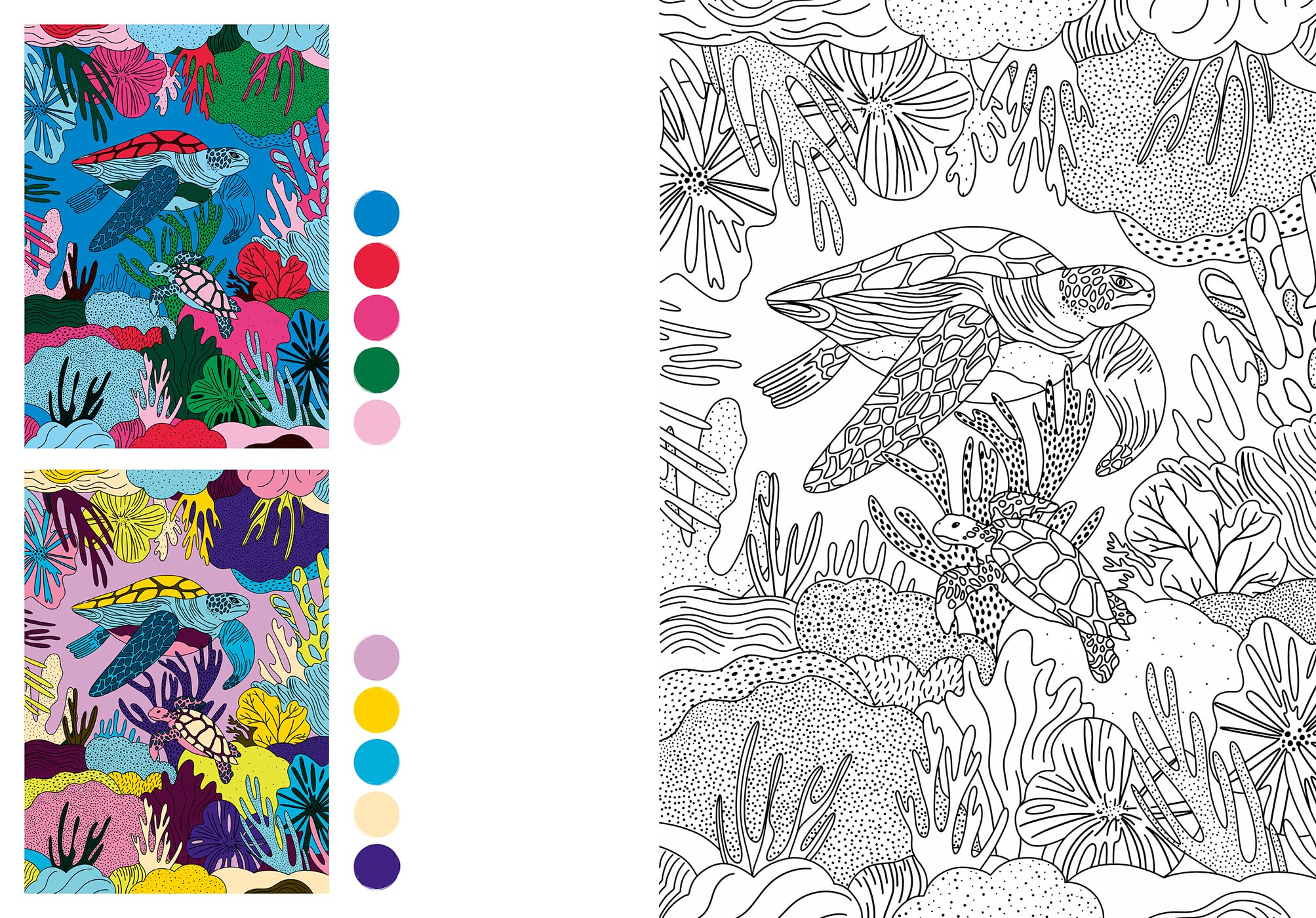 Inspiration - Nature: 60 coloriages et 100 modèles