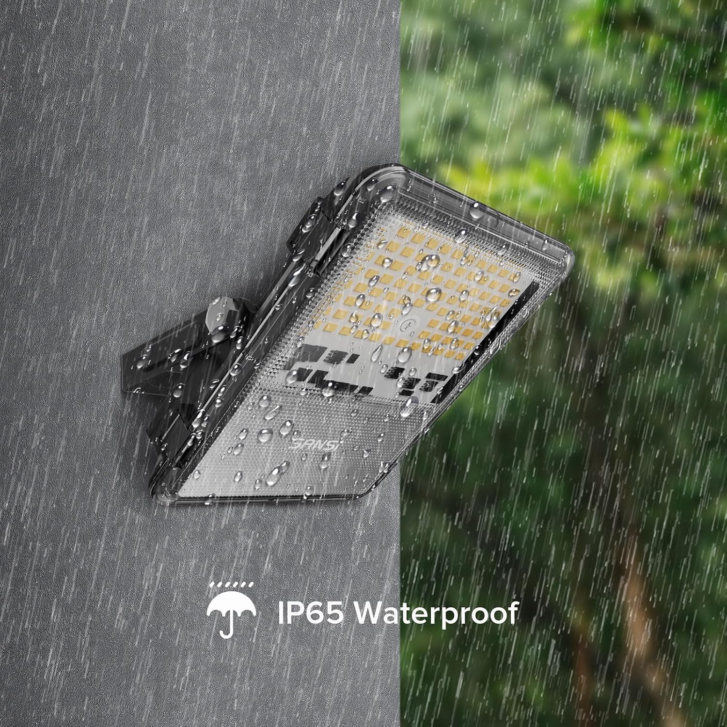 SANSI 30W Outdoor LED Flood Light, 220W Equivalent 3200LM Bright Outdoor IP65 Waterproof 5700K Daylight White Work Light for Yard Garage Stadium, 2-Pack