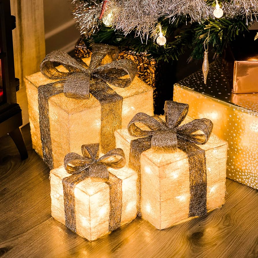 Christmas light up parcel Clearance
