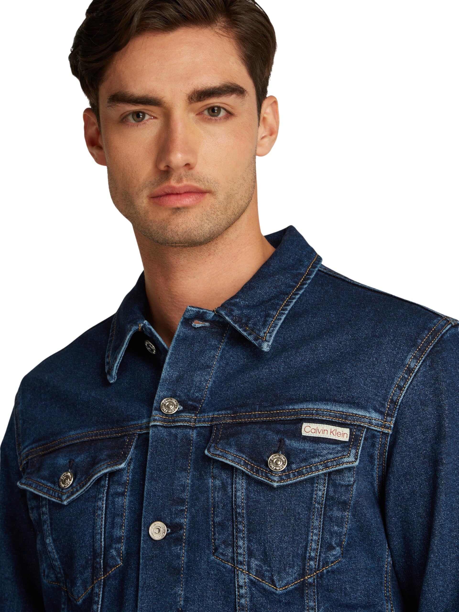 Calvin Klein Slim Denim Jacket J30j327590 Chaqueta Trucker Hombre