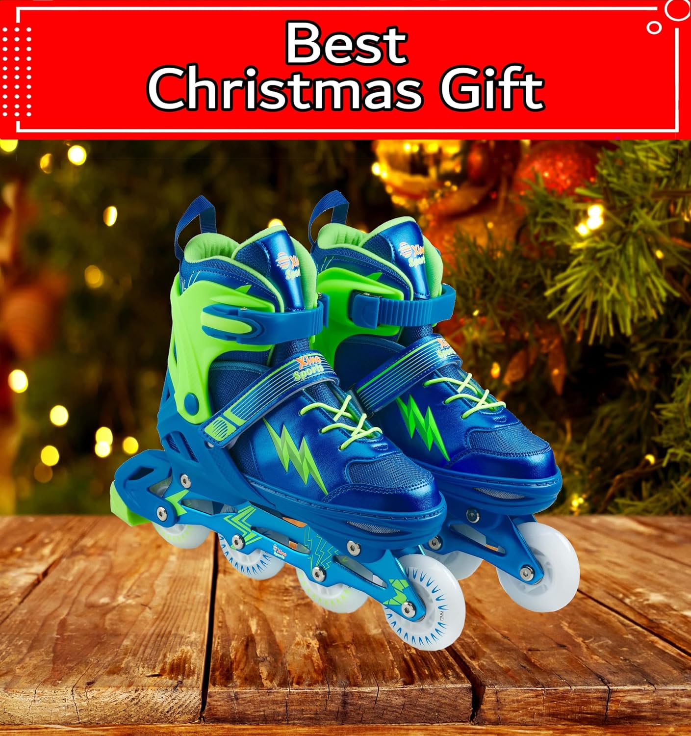 Xino Sports Kids Inline Skates for Girls & Boys - Adjustable Skates with LED Illuminating Light Up Wheels - Youth Skates for Indoors & Outdoors : Sports & Outdoors
