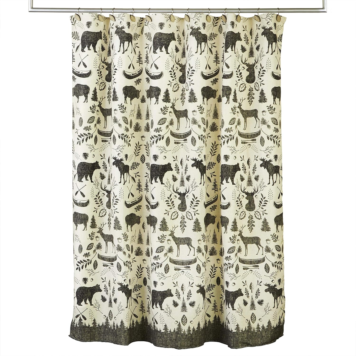 SKL Home by Saturday Knight Ltd. Aspen Lodge Shower Curtain, Taupe