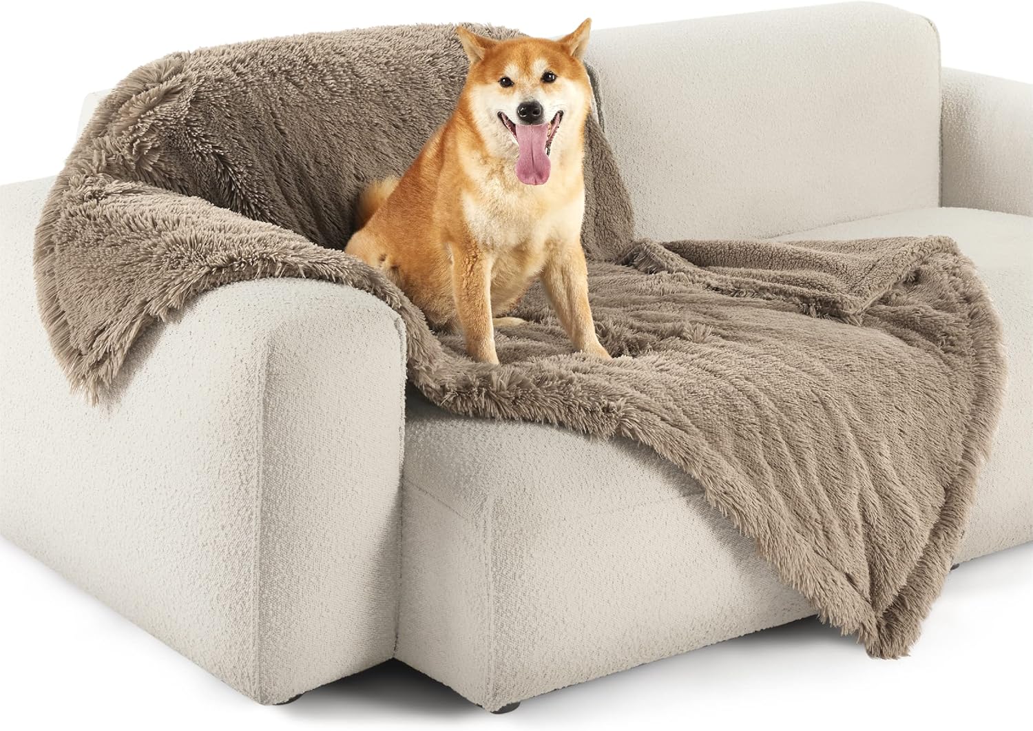 Bedsure Waterproof Dog Blankets for Large Dogs Calming