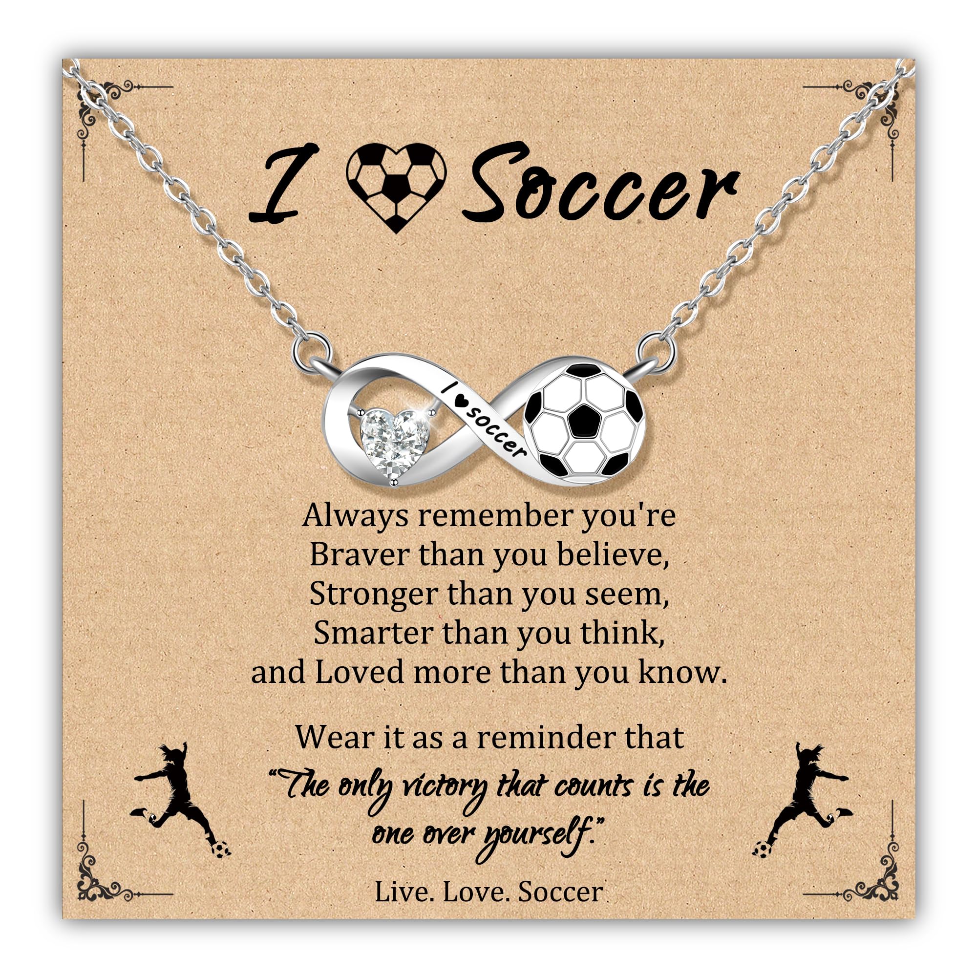 PEALICIOUS Silver Sport Necklace, Soccer Necklace Softball Volleyball Gifts
