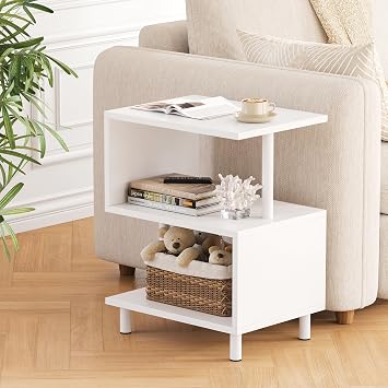 YOUDENOVA 3 Tier Side Table, Sofa Table, Side Table Living Room,Side Tables