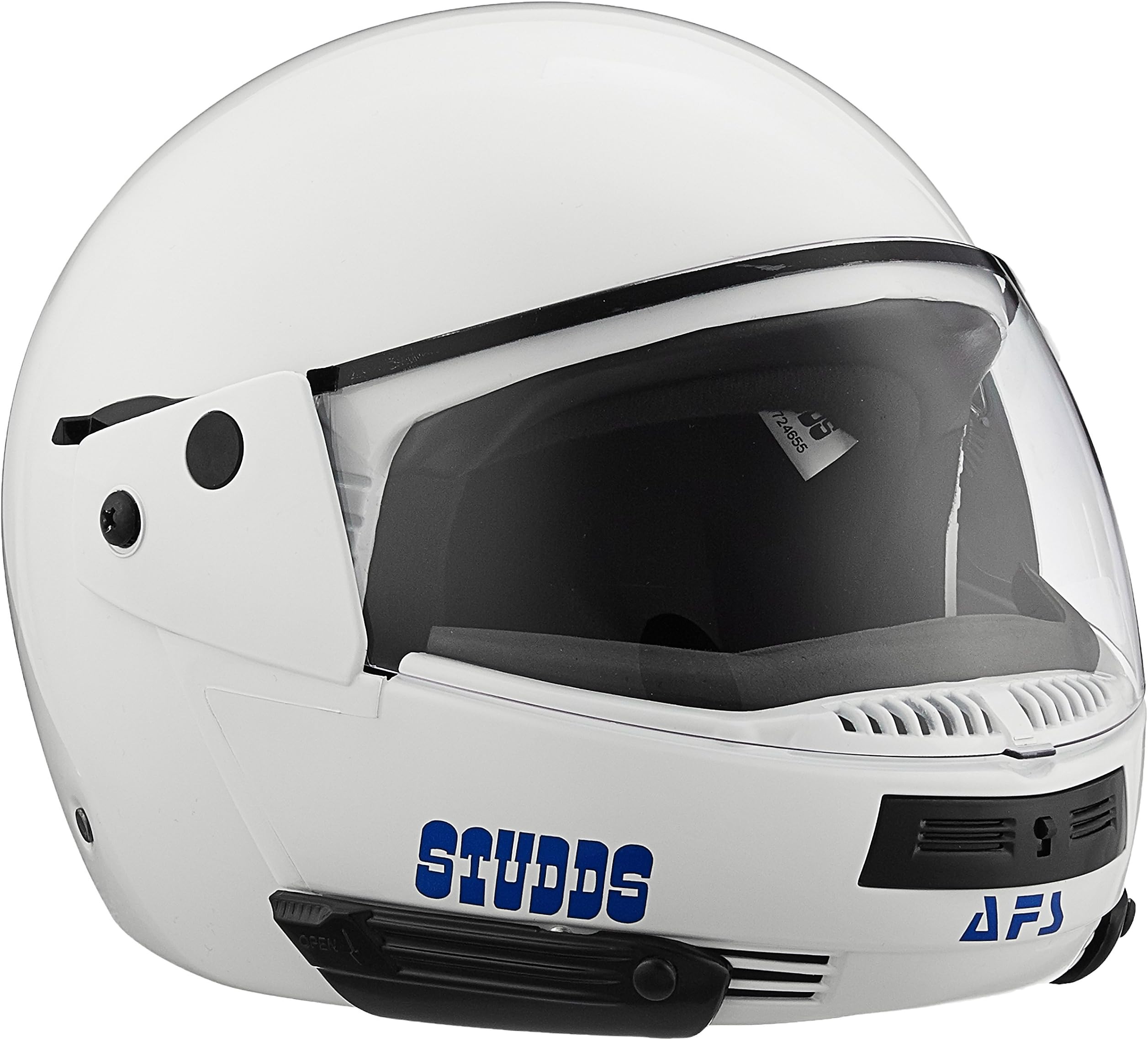 Studds Ninja D4 Flip Up Full Face Helmet (Black and Red, XL) Amazon