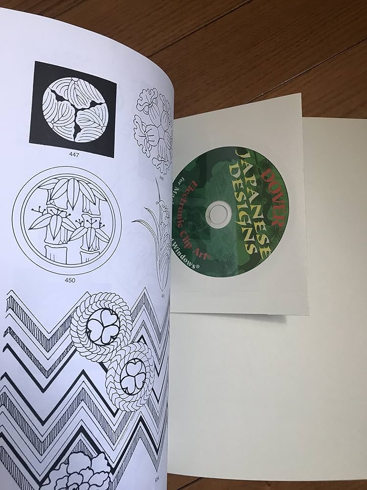 Japanese Designs CD-ROM and Book (Dover Electronic Clip Art
