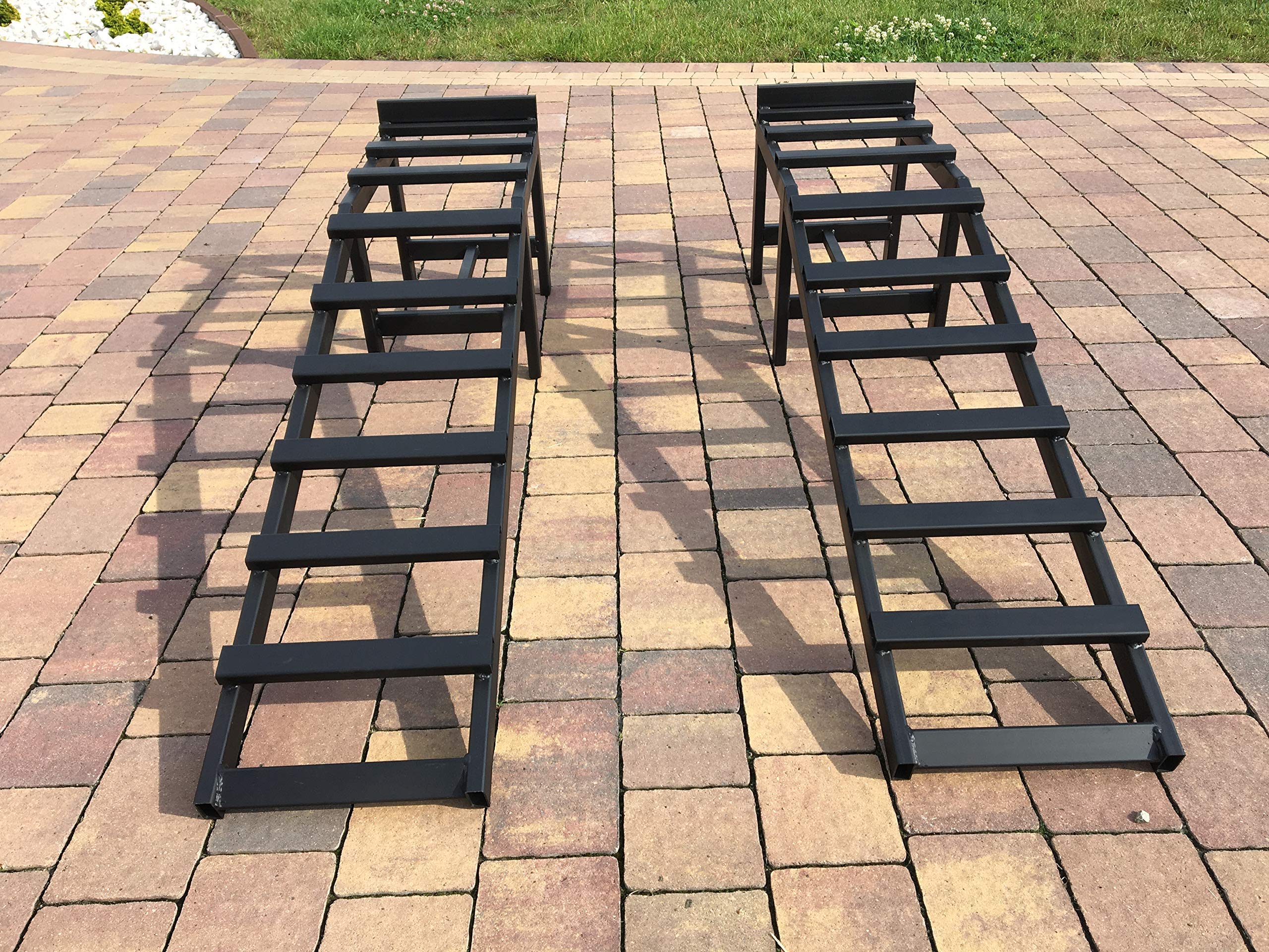 Paire de rampes pour Voiture 4000 kg, 330mm de Hauteur, 280mm de Largeur, Entretien pour Voiture, 4x4, Fourgon